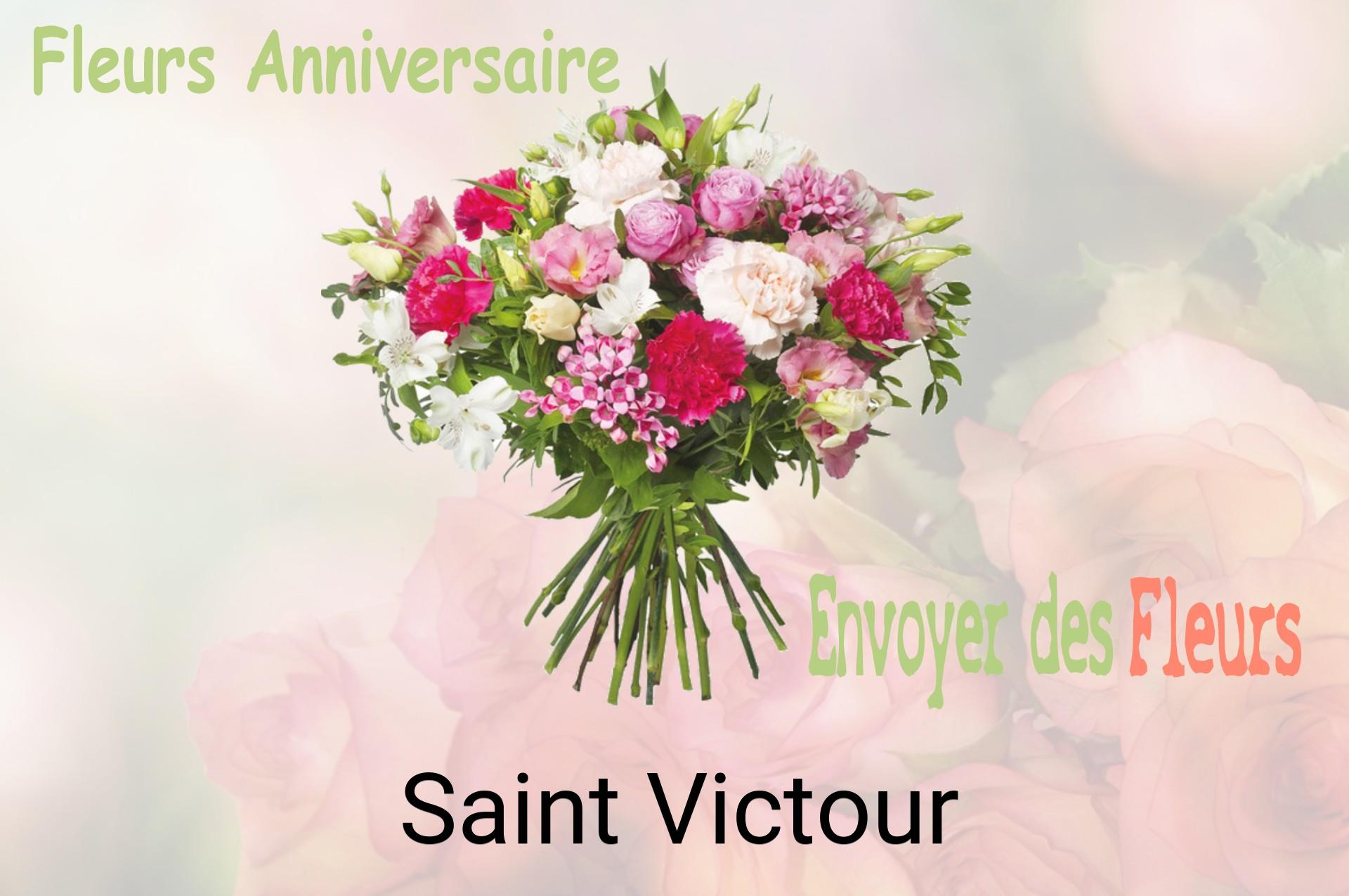 Bouquet de fleurs d’anniversaire livré à Saint-Victour